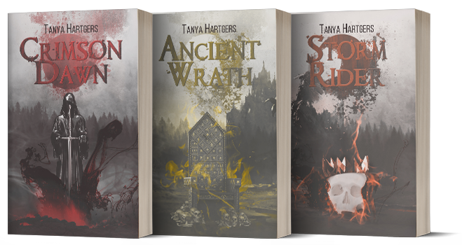 Mockup Crimson Dawn Trilogie